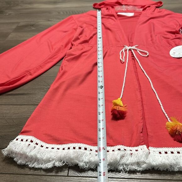Sun50 UPF 50+ Beach Robe Swimsuit Cover Up‎ Pink Size Small - Picture 7 of 10